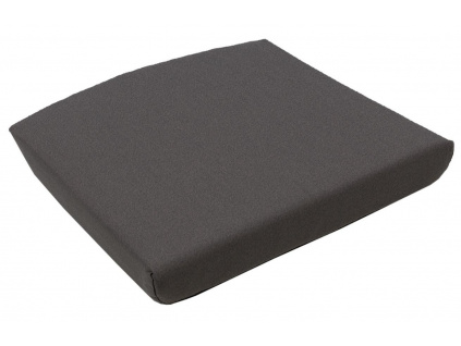 Tmavě šedý látkový podsedák Net 57 x 52,5 cm