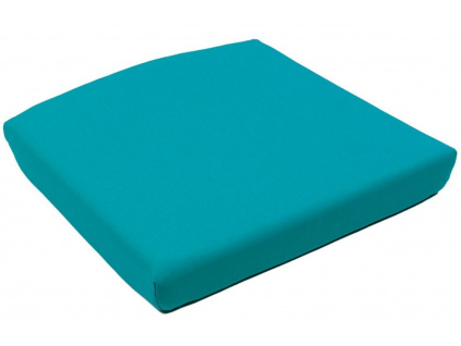 Tyrkysově modrý látkový podsedák Net Relax 57 x 52,5 cm