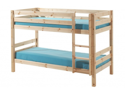 Borovicová dvoupatrová postel Vipack Pino 90 x 200 cm