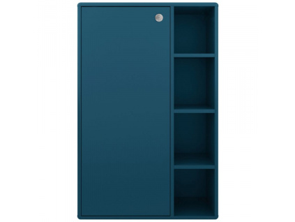 Tmavě modrá lakovaná koupelnová skříňka Tom Tailor Color Bath 100 x 65,5 cm