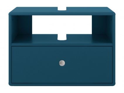 Tmavě modrá lakovaná skříňka pod umyvadlo Tom Tailor Color Bath 45 x 65,5 cm