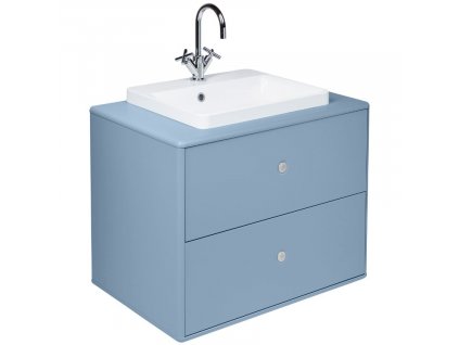 Světle modrá lakovaná umyvadlová skříňka Tom Tailor Color Bath 62 x 80 cm