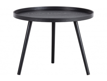 Černý borovicový konferenční stolek Mireli 60 cm