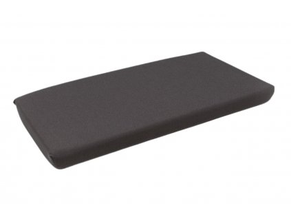 Tmavě šedý látkový podsedák na lavici Net 105,5 x 53,5 cm