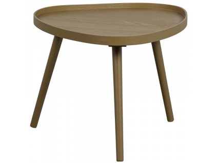 Hnědý lakovaný konferenční stolek Pio 61 x 50 cm