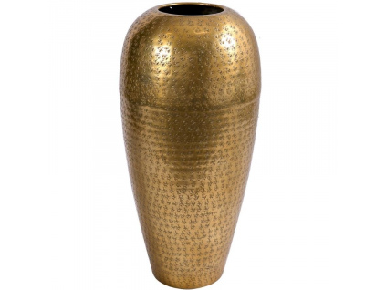 Zlatá hliníková váza Barrie 50 cm