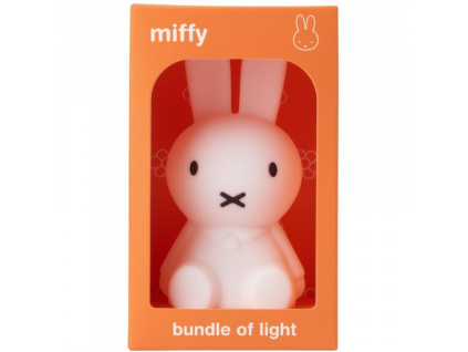 Bílá plastová dětská LED lampa Mr. Maria Miffy 11 cm