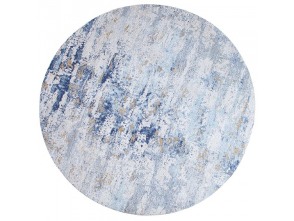 Modrý bavlněný koberec Charlize 150 cm
