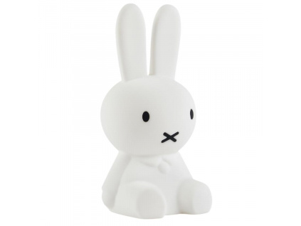 Bílá plastová dětská LED lampa Mr. Maria Miffy 30 cm