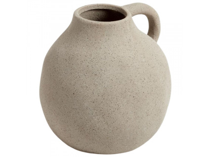 Béžová keramická váza Kave Home Yandi 15 cm