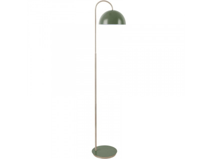Zelená kovová stojací lampa Lumiel 145 cm