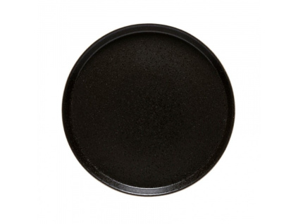 Černobílý kameninový dezertní talíř COSTA NOVA NÓTOS 20 cm
