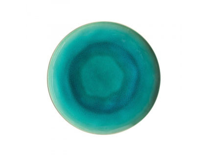 Modrý kameninový talíř COSTA NOVA RIVIERA 27 cm