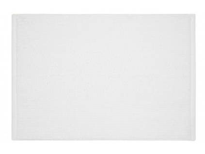 Bílá bavlněná koupelnová předložka Kave Home Yeni 50 x 70 cm