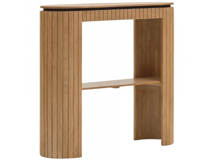 Dřevěný odkládací stolek Kave Home Licia 120 x 110 cm