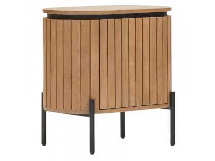 Přírodní mangový noční stolek Kave Home Licia 55 x 55 cm