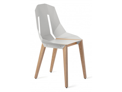Hliníková židle Tabanda DIAGO s dubovou podnoží