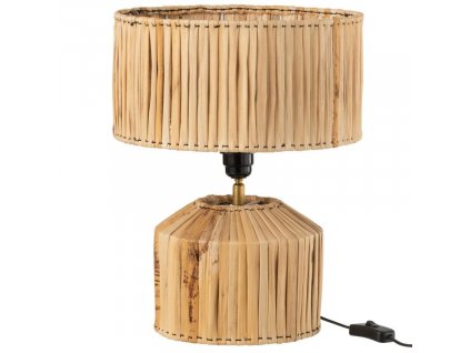 Bambusová stolní lampa J-Line Labana 30,5 cm