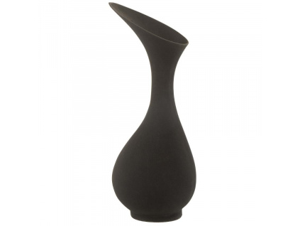Černá hliníková váza J-Line Rutie 60 cm