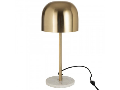 Zlatá mosazná stolní lampa J-Line Surya 49 cm