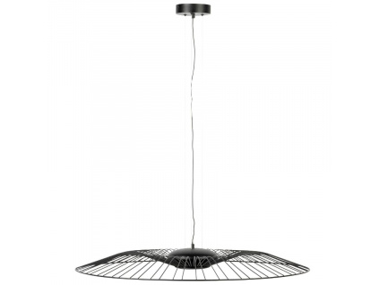 Černé kovové závěsné LED světlo ZUIVER SPIDER 90 cm