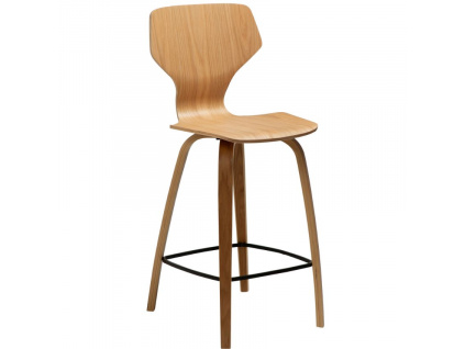 Dubová barová židle DAN-FORM S.I.T 65 cm