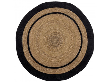 Hnědý jutový koberec Bloomingville Lune 120 cm