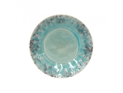 Tyrkysový kameninový dezertní talíř COSTA NOVA MADEIRA 22 cm