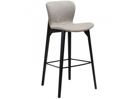 Béžová látková barová židle DAN-FORM Paragon 77 cm