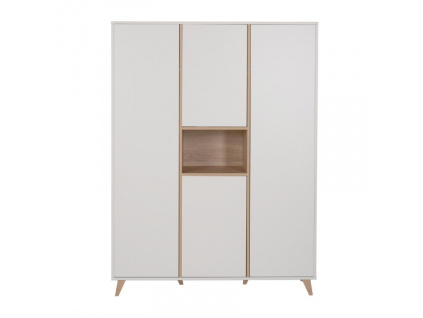 Bílá dětská skříň Quax Loft 190 x 143 cm