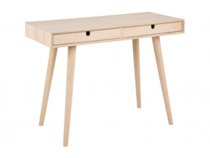 Přírodní dubový pracovní stůl Celia 74x45 cm