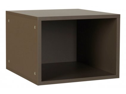 Šedohnědý doplňkový box do skříně Quax Cocoon 33 x 48 cm