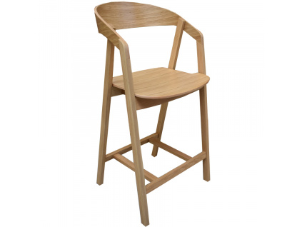 Dubová barová židle Henry 63,5 cm