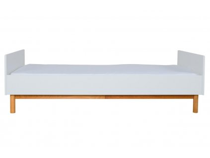 Bílá lakovaná dětská postel Quax Mood 90 x 200 cm