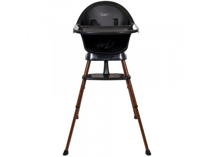 Černá kovová jídelní židlička Quax Ultimo 62 - 92 cm