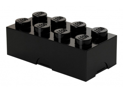 Černý box na svačinu LEGO® Lunch 20 x 10 cm