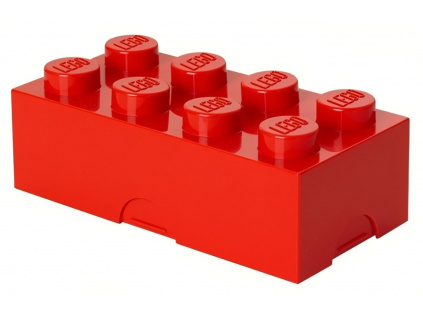 Červený box na svačinu LEGO® Lunch 20 x 10 cm