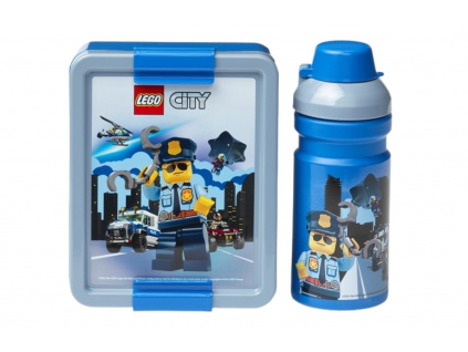 Modrý svačinový set LEGO® CITY