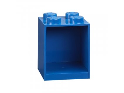 Modrá nástěnná police LEGO® Storage 21 x 16 cm