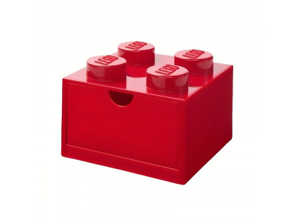 Červený úložný box LEGO® Storage 15,8 x 15,8 cm