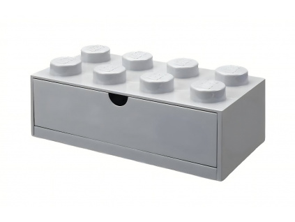 Šedý úložný box LEGO® Storage 31,6 x 15,8 cm