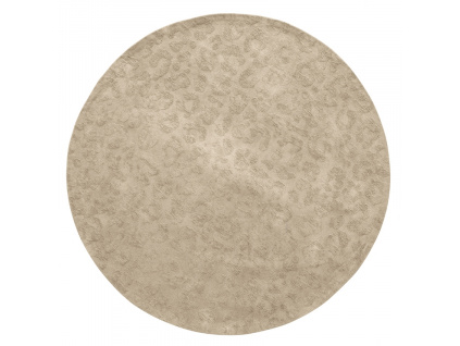 Béžový látkový koberec Katy Ø 150 cm