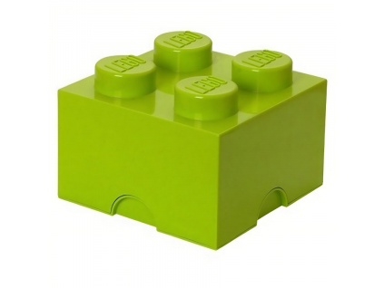 Světle zelený úložný box LEGO® Smart 25 x 25 cm