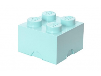 Tyrkysově modrý úložný box LEGO® Smart 25 x 25 cm