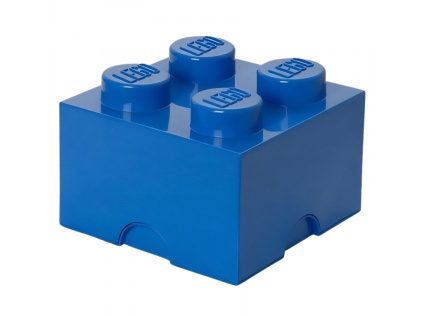Tmavě modrý úložný box LEGO® Smart 25 x 25 cm