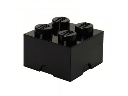 Černý úložný box LEGO® Smart 25 x 25 cm