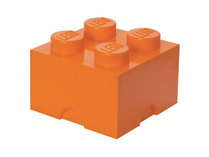 Oranžový úložný box LEGO® Smart 25 x 25 cm