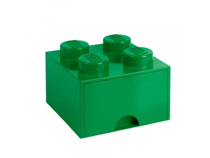 Zelený úložný box LEGO® Storage 25 x 25 cm