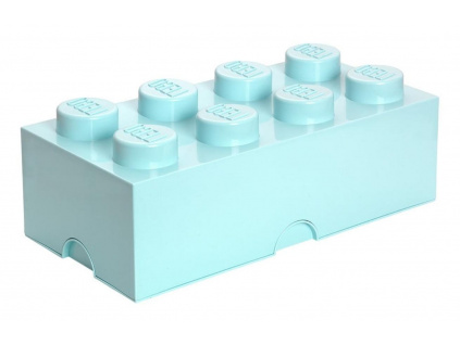 Tyrkysový úložný box LEGO® Storage 25 x 50 cm