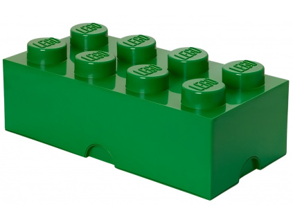 Tmavě zelený úložný box LEGO® Smart 25 x 50 cm